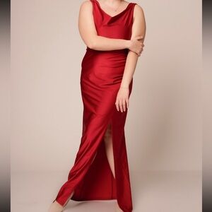 Elegant Red Evening Gown